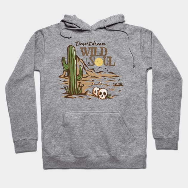 Desert Dream Western Aesthetic Hoodie by FlawlessSeams